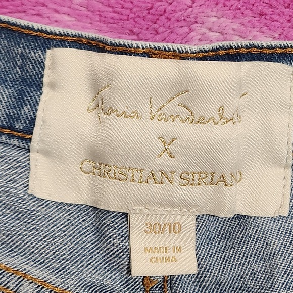 Gloria Vanderbilt x Christian Siriano Jeans Juniors 10 Mid Rise Miles Straight - Picture 5 of 14